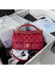 Chanel Flap Shoulder Bag Original leather AS2438 red HY2661qM91