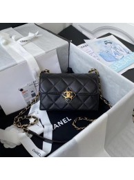 Chanel Flap Shoulder Bag Original leather AS2633 black HY10694bm74