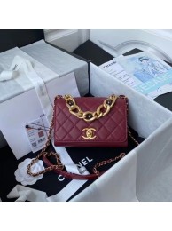 Chanel Flap Shoulder Bag Original leather AS2638 Wine HY13874Yv36
