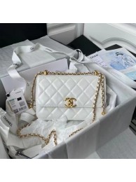 Chanel Flap Shoulder Bag Original leather AS2649 white HY17952rh54