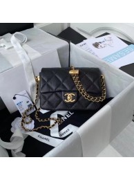 Chanel Flap Shoulder Bag Original leather AS2855 black HY1089fH28