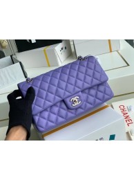 Chanel Flap Shoulder Bag Original Sheepskin leather A1112 Purple HY4741vm49