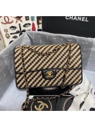 Chanel Flap Shoulder Bag Weave AS2419 black HY6150oJ62