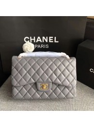 Chanel Flap Shoulder Bags Grey Original Lambskin Leather CF1113 Glod HY17758ER88