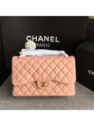 Chanel Flap Shoulder Bags Light Pink Original Lambskin Leather CF1113 Glod HY20702ff76