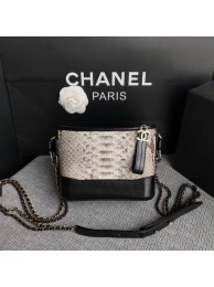 Chanel Gabrielle Mini Shoulder Bag Original Python Leather 8122A White HY4645fr81