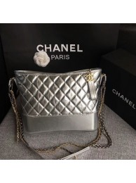 Chanel Gabrielle Shoulder Bag Original Calfskin Leather A93842 Silver HY11915FA31