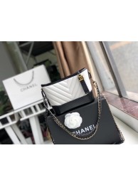 Chanel gabrielle small hobo bag A91810 black&white HY11782Lo54