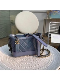 Chanel gabrielle small hobo bag A91810 blue HY20681Cw85