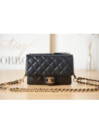 Chanel Grained Calfskin Pocket AS3225 black HY7644Zf62