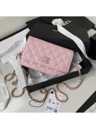 Chanel Grained Calfskin small Shoulder Bag AP2734 pink HY115dV68