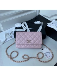 Chanel Grained Calfskin small Shoulder Bag AP33814 pink HY5298io33