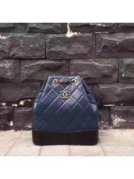 Chanel Hobo Bag Original Sheepskin Leather A92994 Blue HY4523iZ66