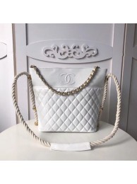 Chanel hobo handbag AS0076 white HY5162jo45