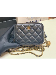 Chanel Lambskin camera bag AS2463 black HY3054zS17