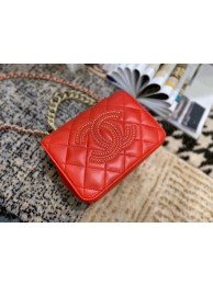 Chanel Lambskin flap bag AS1514 red HY2681ED90