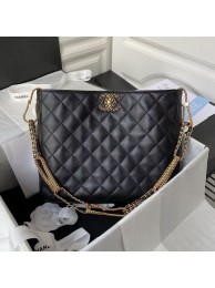 Chanel Lambskin Shoulder Bag AS2977 black HY14282Dq89