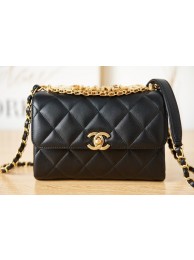 Chanel lambskin Shoulder Bag AS3240 black HY7976De45
