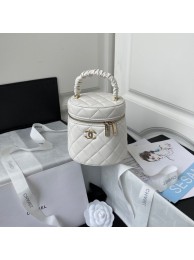 Chanel lambskin top handle bag AP2730 white HY19511nV16