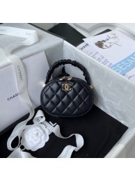 Chanel lambskin top handle bag AP27301 black HY5482Zw99