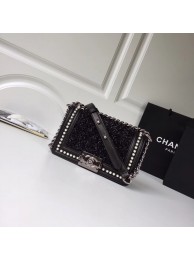 Chanel LE BOY Shoulder Bag Original A67085 black HY24505Lp50