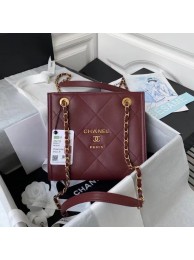 Chanel leather Shoulder Bag AS2750 Wine HY1231FT35