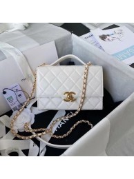 Chanel leather Shoulder Bag AS2796 white HY23382vX33