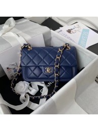 Chanel leather Shoulder Bag AS2798 blue HY23851ED90