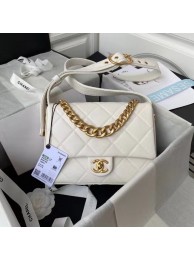 Chanel leather Shoulder Bag AS2842 white HY19949Yo25