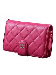 Chanel Matelasse Bi-Fold Wallet Sheepskin Leater A31506 Rose HY23296DO87
