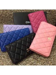Chanel Matelasse Bi-Fold Wallet Sheepskin Leather A31508 HY10465hT91
