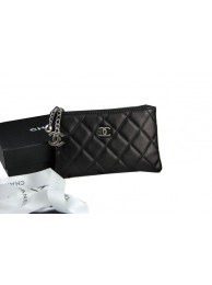 Chanel Matelasse Zip Around Wallet Original Leather A50165 Black HY3819Xr72