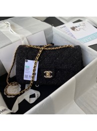 CHANEL MEDIUM FLAP BAG AS2820 black HY6494Gw67