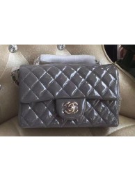 Chanel mini Classic Flap Bag Original Patent A1116 Grey HY19082Lo54