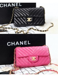 Chanel mini Classic Flap Bag Original Sheepskin CHA1116 Gold HY4671rf34