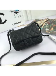 Chanel mini flap bag 8219 black HY21297TL77