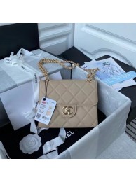CHANEL mini flap bag AS2468 Apricot HY15304va68