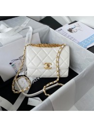 Chanel MINI FLAP BAG AS3239 white HY22369Fh96