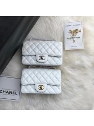 Chanel mini flap bag Grained Calfskin A1116 white HY23979hk64
