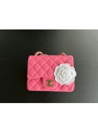 Chanel MINI Flap Bag Original Sheepskin Leather 1115 Plum HY11730Lp50