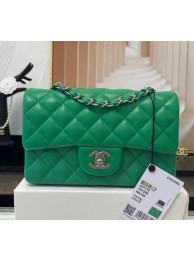 Chanel MINI Flap Bag Original Sheepskin Leather 1116 Green HY1375TV86