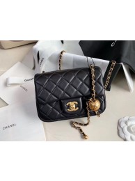 Chanel MINI Flap Bag Original Sheepskin Leather AS1786 black HY715Mn81