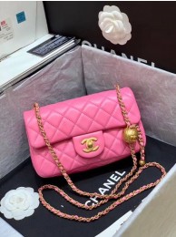 Chanel MINI Flap Bag Original Sheepskin Leather AS1787 Pink HY18681VF54