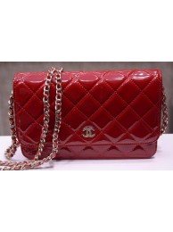 Chanel mini Flap Bag Red Patent Leather A33814P Gold HY13225hc46