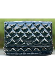 Chanel mini Flap Bags Royal Patent Leather A33814 Silver HY16922dw37