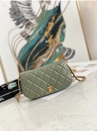 Chanel mini Flap Shoulder Bag Original leather AP2344 green HY18388pk20