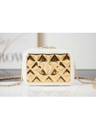Chanel mini leather Shoulder Bag AP2393 white HY19907XW58