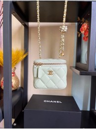 Chanel mini Shoulder Bag Lambskin & Gold-Tone Metal AP2929 white HY24634DI37
