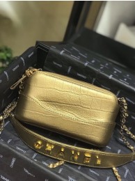Chanel mini Shoulder Bag Leather B93825 gold HY11449zS17