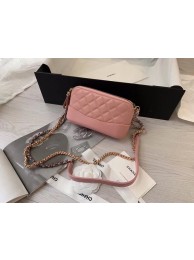 Chanel mini Shoulder Bag Leather B93825 pink HY1540nS91